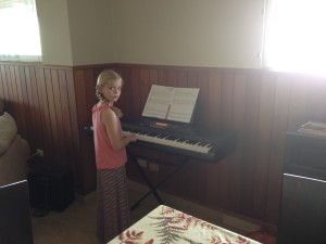 Rachel and Andrew practice daily hymns and songs to expand talent for Christ