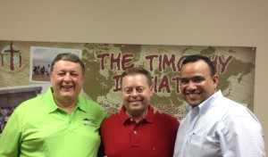 Dr. Greg Kappas and Pastor Tony Lizardo at TTI HQ in West Palm.