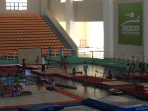 Rachel - Doing gymnastics ministry at Pan Am games building in Parque Este; full time ministry and incorporate your kids activities into ministry and witnessing