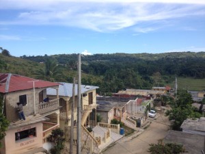 view of Dominican village and hills from AIM associate, Pastor Jay and Candace Arredondo in the North coast